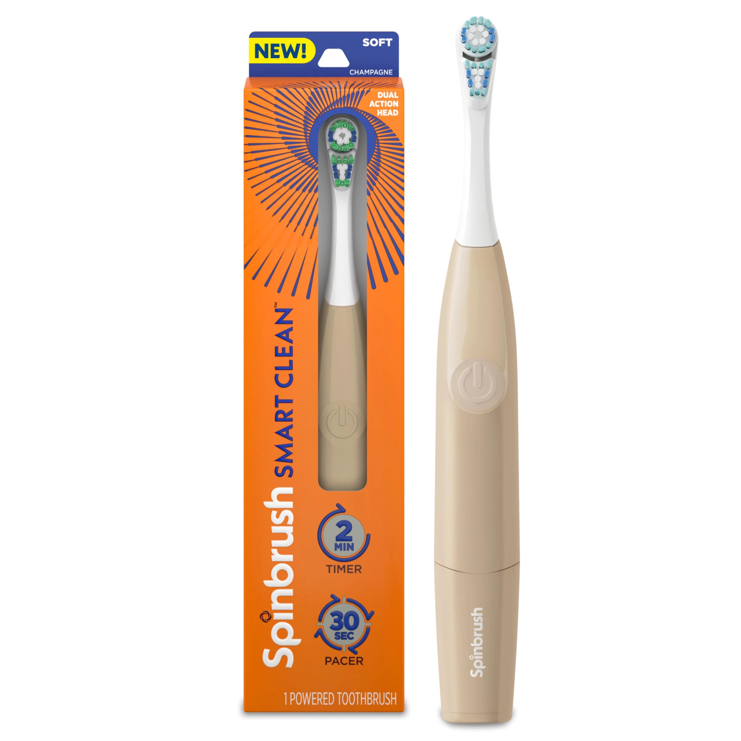 Smart Clean - Battery Powered Soft Bristles Midnight Blue