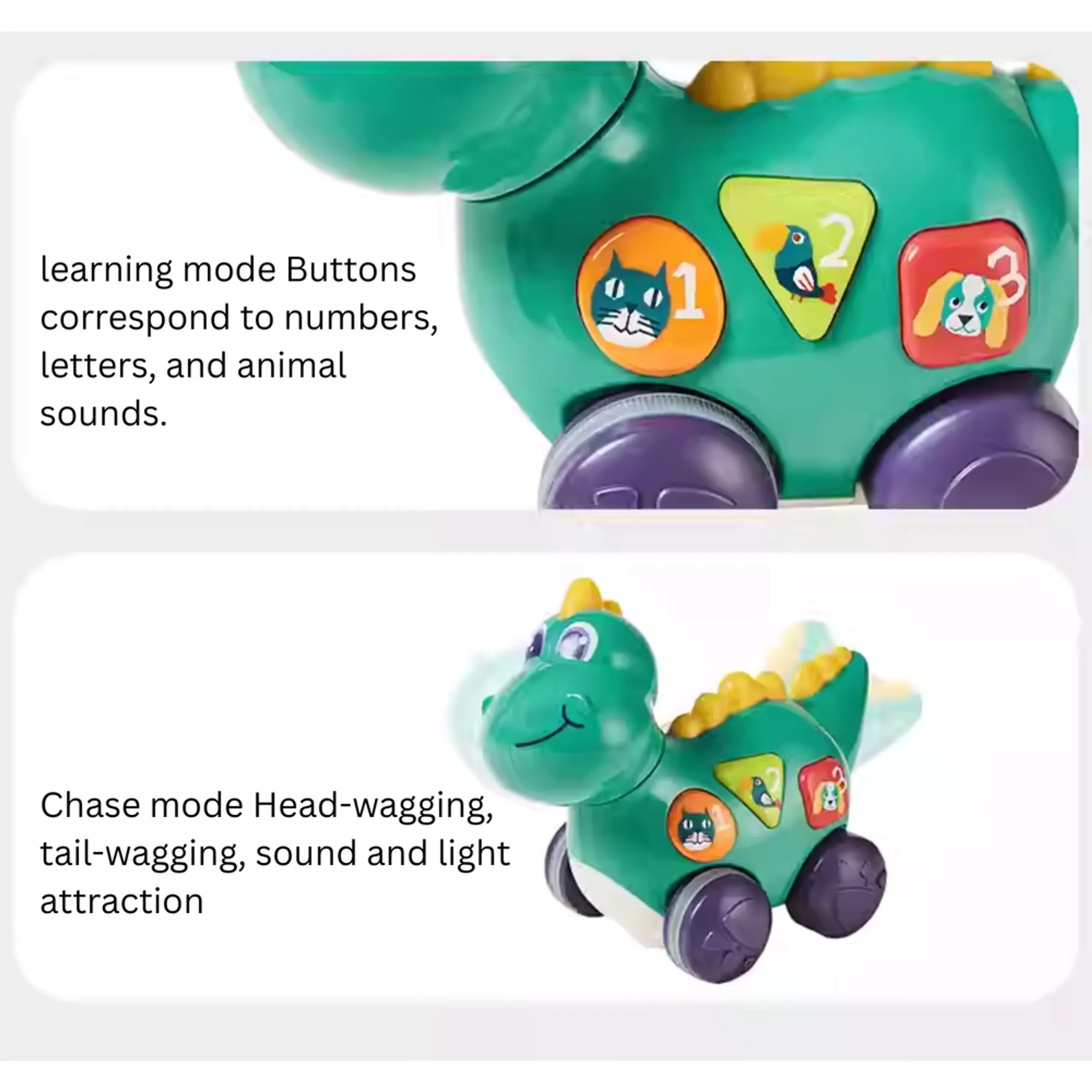 Little Dinosaur Crawling Toy - Suitable for 6 to 18 months