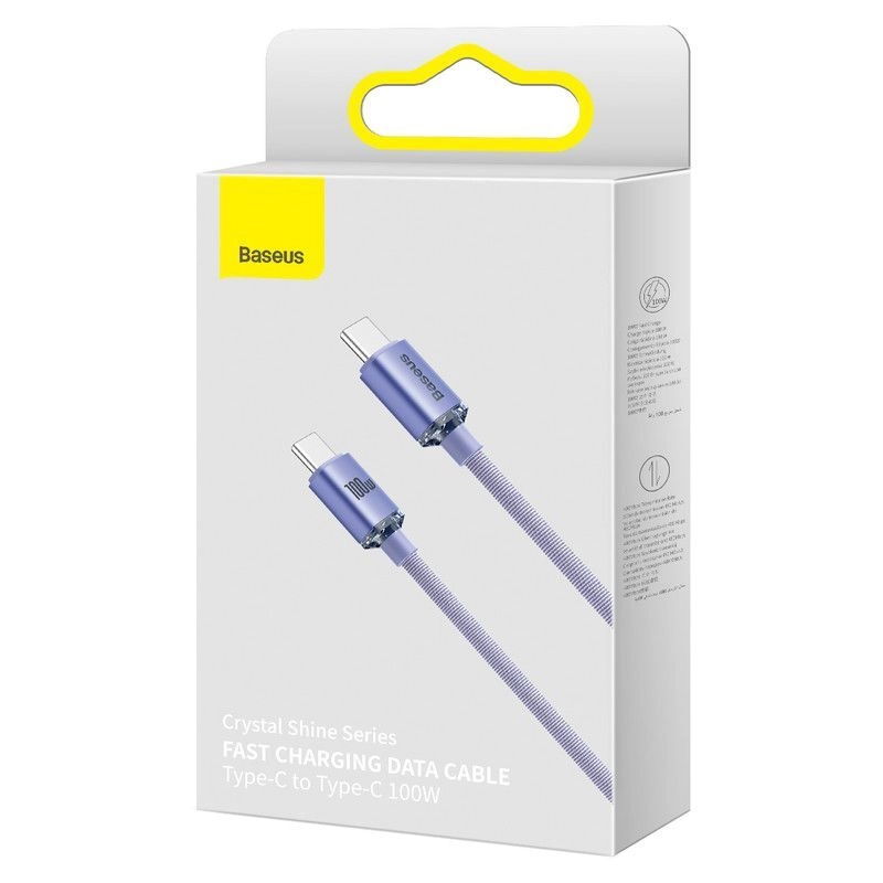 Crystal Shine Cable 100W Type-C to Type-C 1.2m