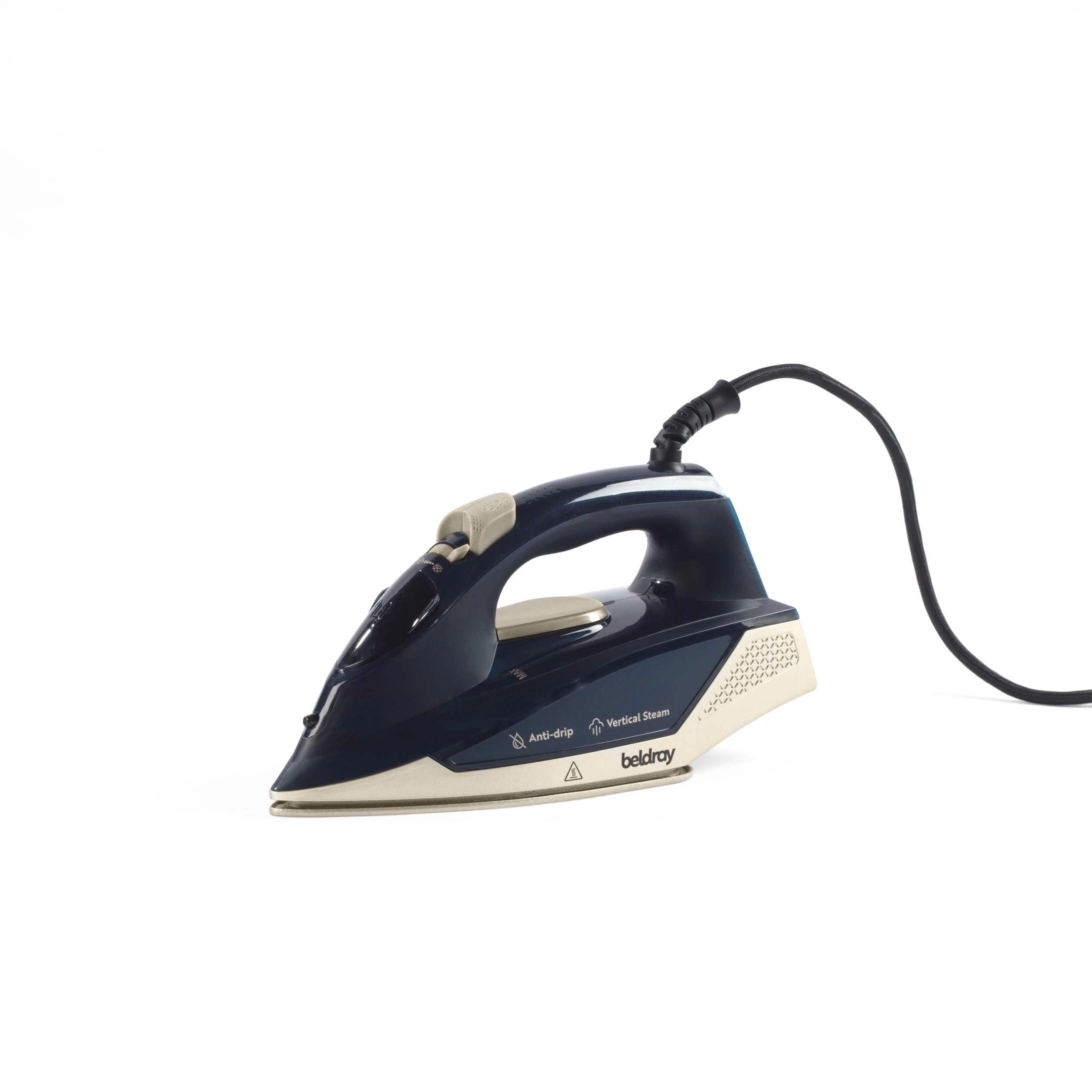 Beldray 2200W Steam Iron - Ceramic Soleplate 60g/min Steam Shot 230ml