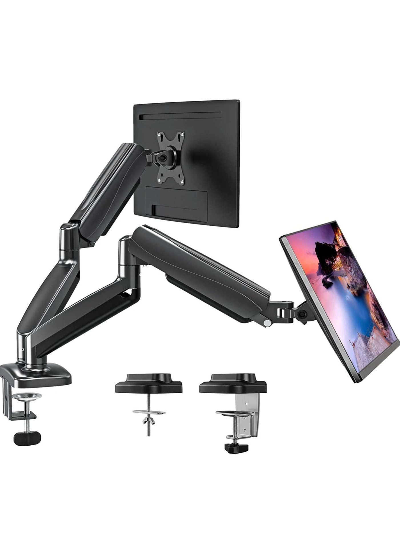 Dual Monitor Mount - 2 Monitors 32 inches 75mm or 100mm
