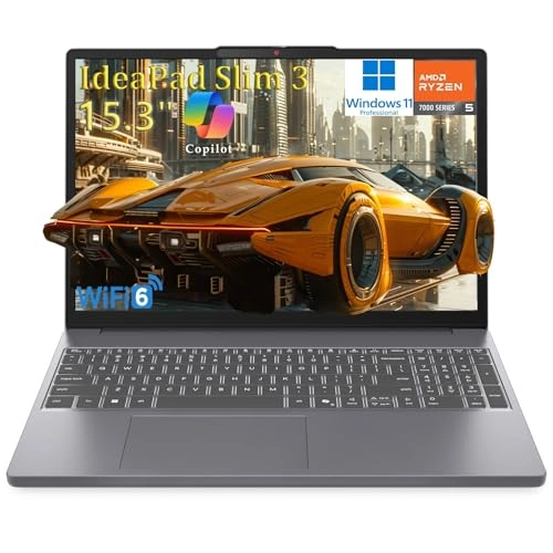 IdeaPad Slim 3 - 15.3'' Ryzen 5 7535HS 16GB DDR5 512GB SSD