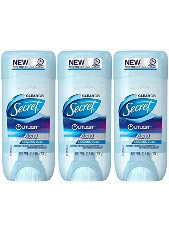 Outlast Antiperspirant and Deodorant Clear Gel - Completely Clean 200 gram