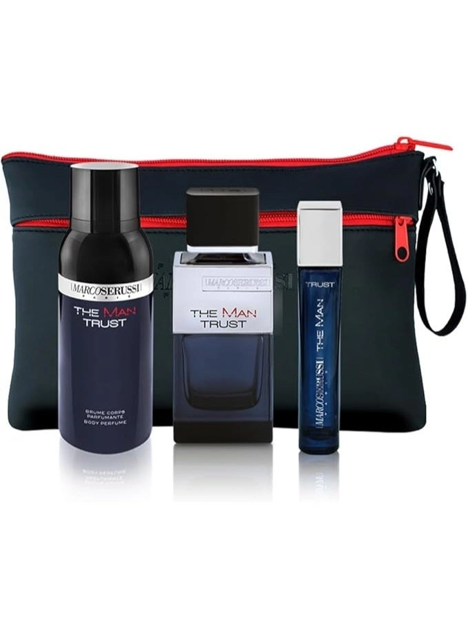 MarcoSerussi THE MAN TRUST Eau de Toilette - 100ml 20ml 175ml Bundle
