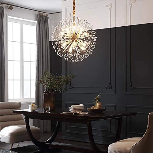 Dandelion Art Chandelier - Copper 24 Heads 77*77cm