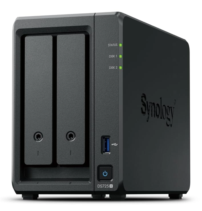 DS725+ + Ironwolf 2-Bay 8TB - Ironwolf 2X 4TB