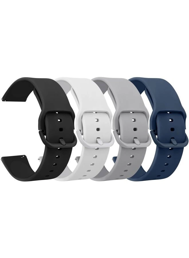 4 Pack 20mm 22mm Watch Band for All Watches