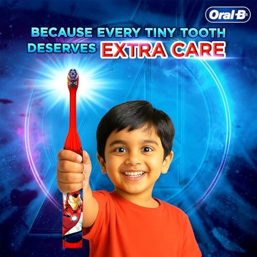 Kids Battery Brush - Spiderman 3+ Years
