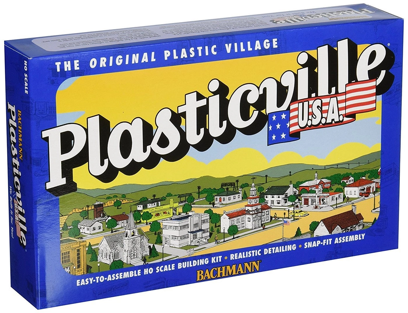 Bachmann PLASTICVILLE U.S.A. BUILDINGS - HO Un-assembled