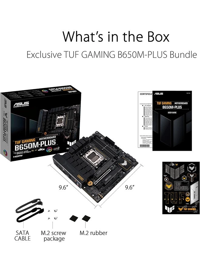 TUF GAMING B650M-PLUS - Micro-ATX AM5 Socket AMD B650 Chipset