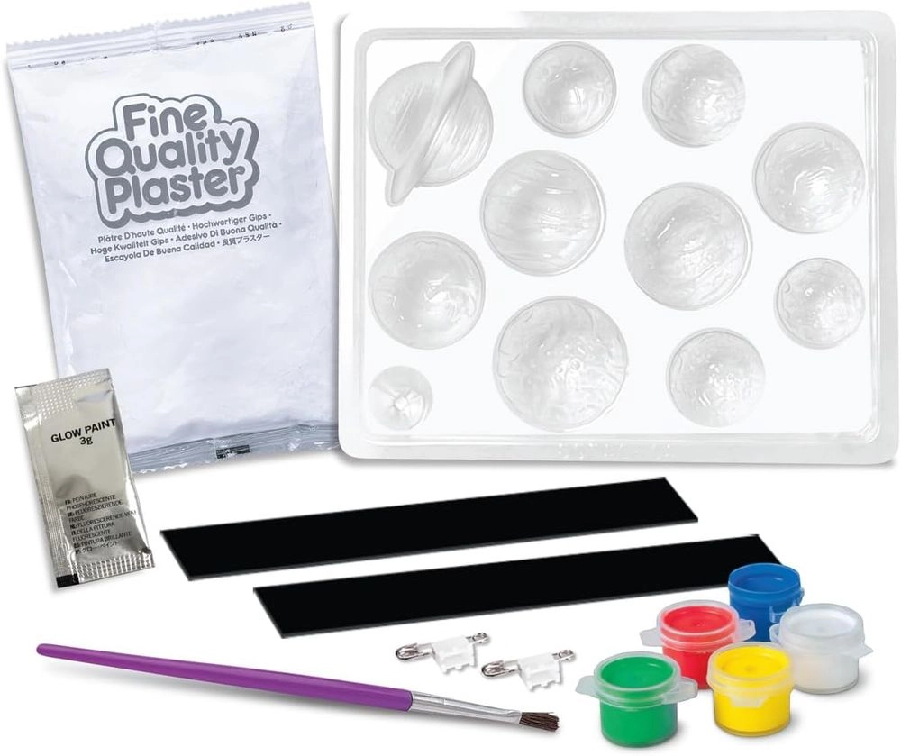 Mould & Paint Solar System Glow In The Dark Craft Kit - 5+ years