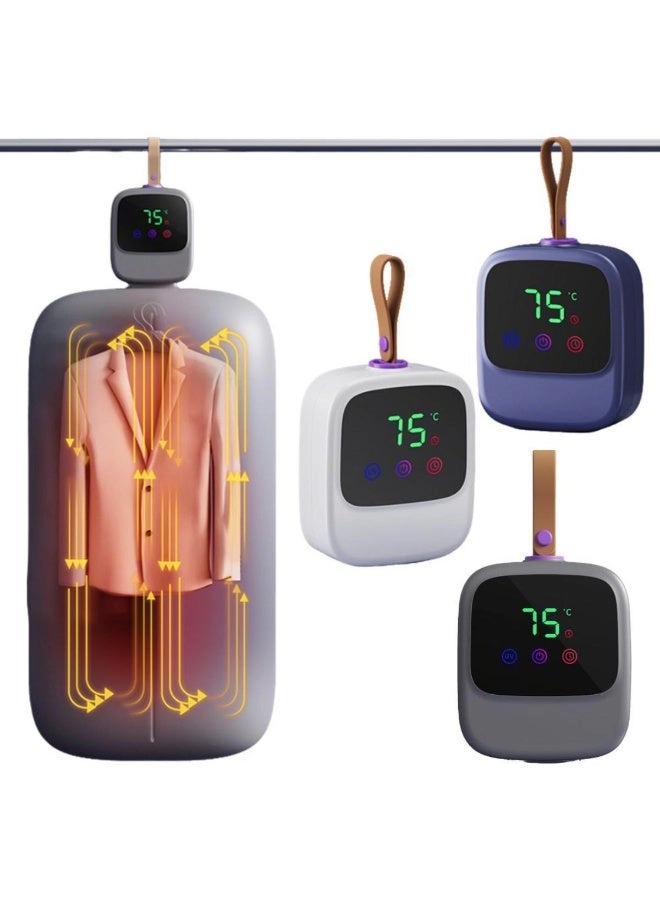 Tradeo Portable Mini Clothes Dryer - 360° Hot Air Circulation Adjustable Digital Timer