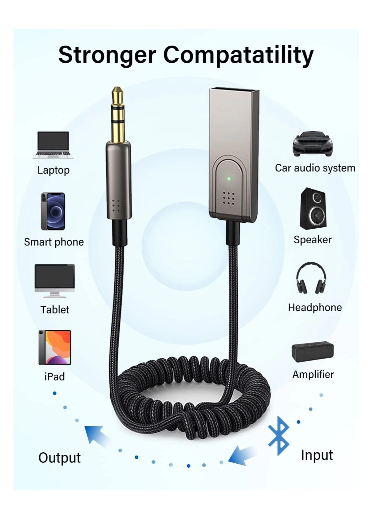 YP04 - Bluetooth 5.1 AUX USB