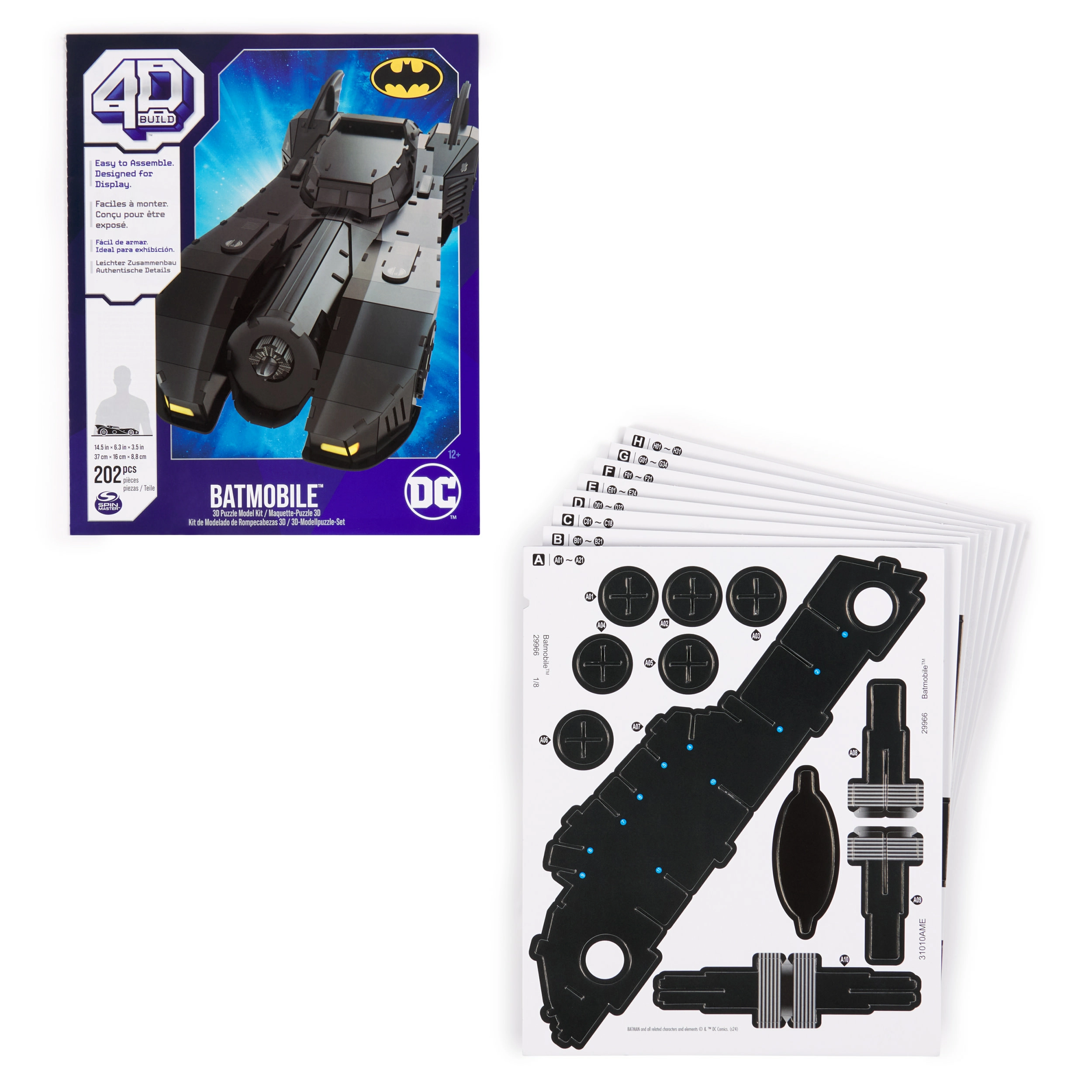 DC Batman Retro Batmobile Pack