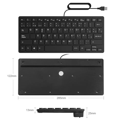 Mini Wired Keyboard - Spanish Wired