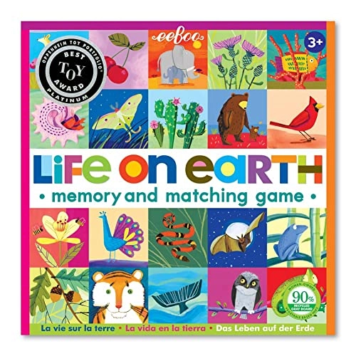 Life on Earth Memory & Matching Game - 3 and up 24 Pairs pieces