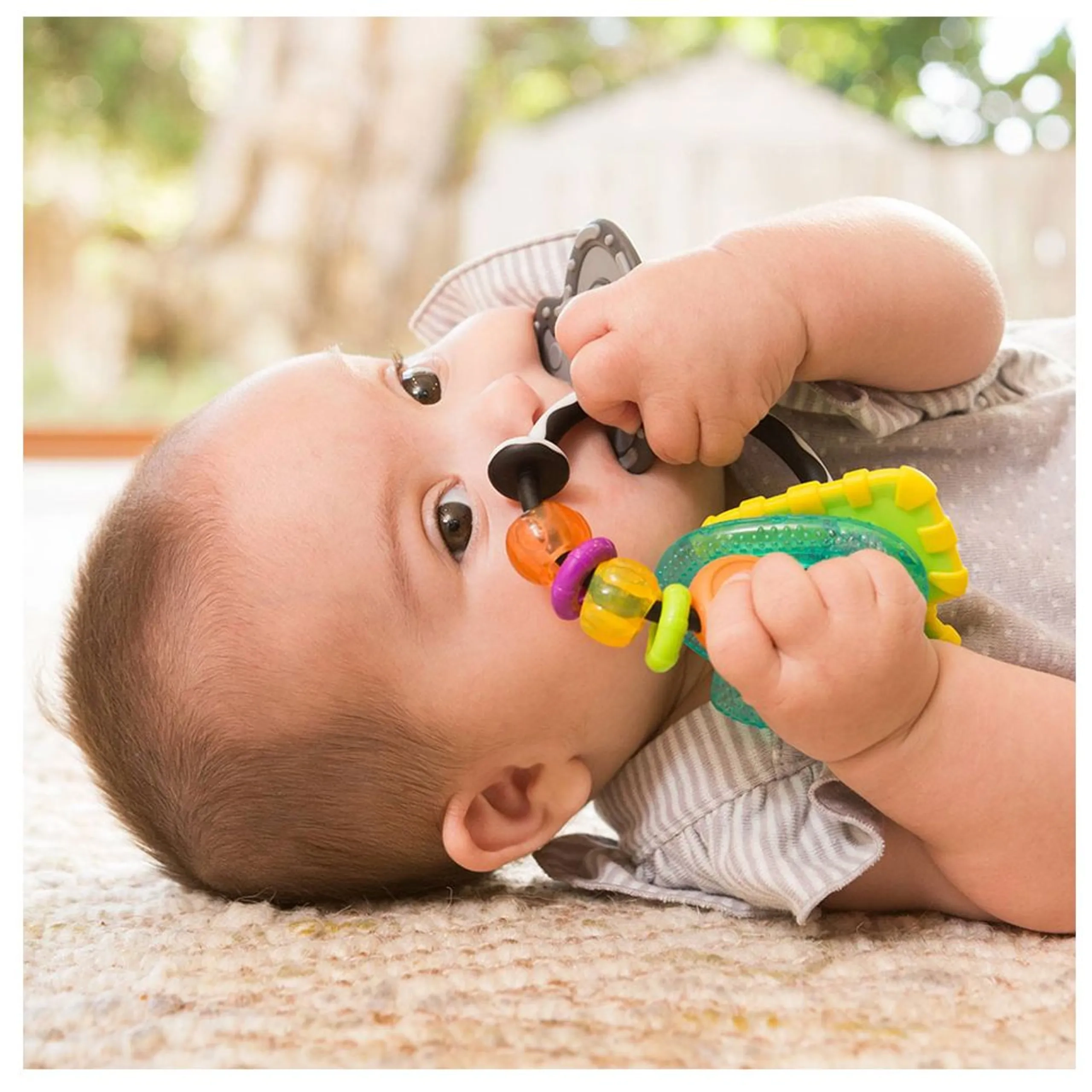 Slide & Chew Teether Keys - BPA-free Suitable for 0 month and above
