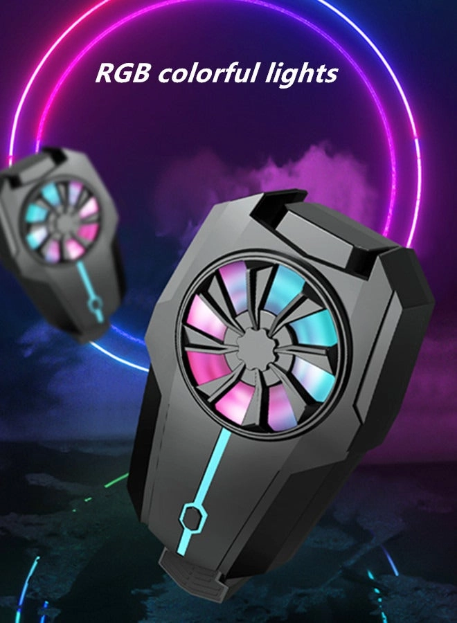 Mobile Phone Cooler - 3 Speeds RGB