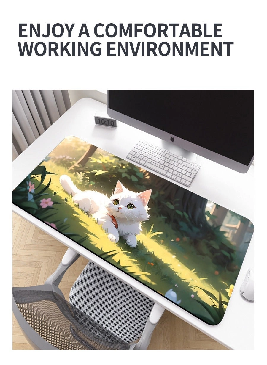 Anime Large Rubber Gaming Mouse Pad - 80x30 cm