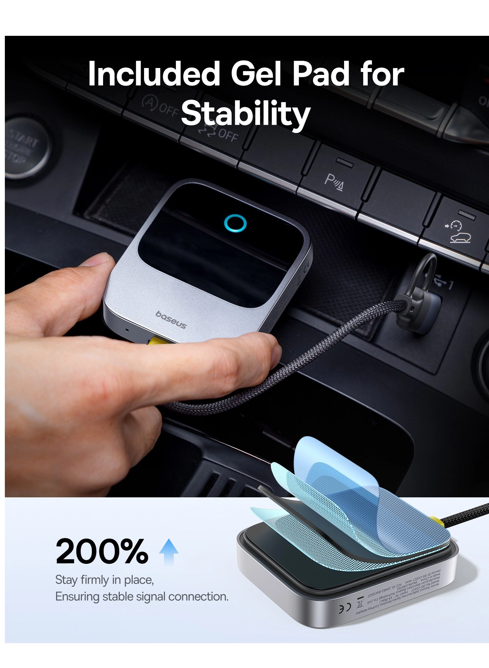 SafeJourney Series - Wireless CarPlay Adapter for iPhone