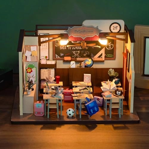 Miniature Dollhouse Kit - Classroom