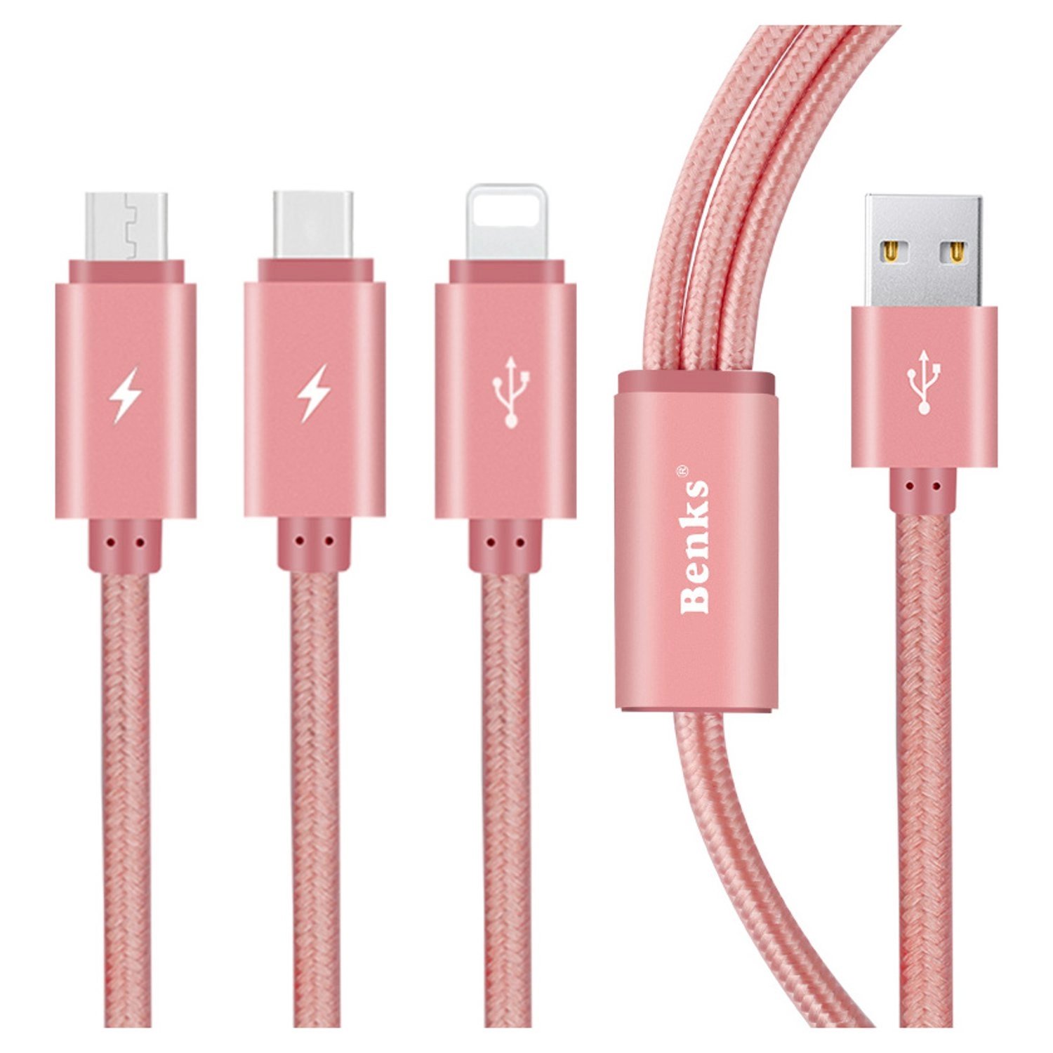 Benks D15 Cable Lighting to Type C 1.2m