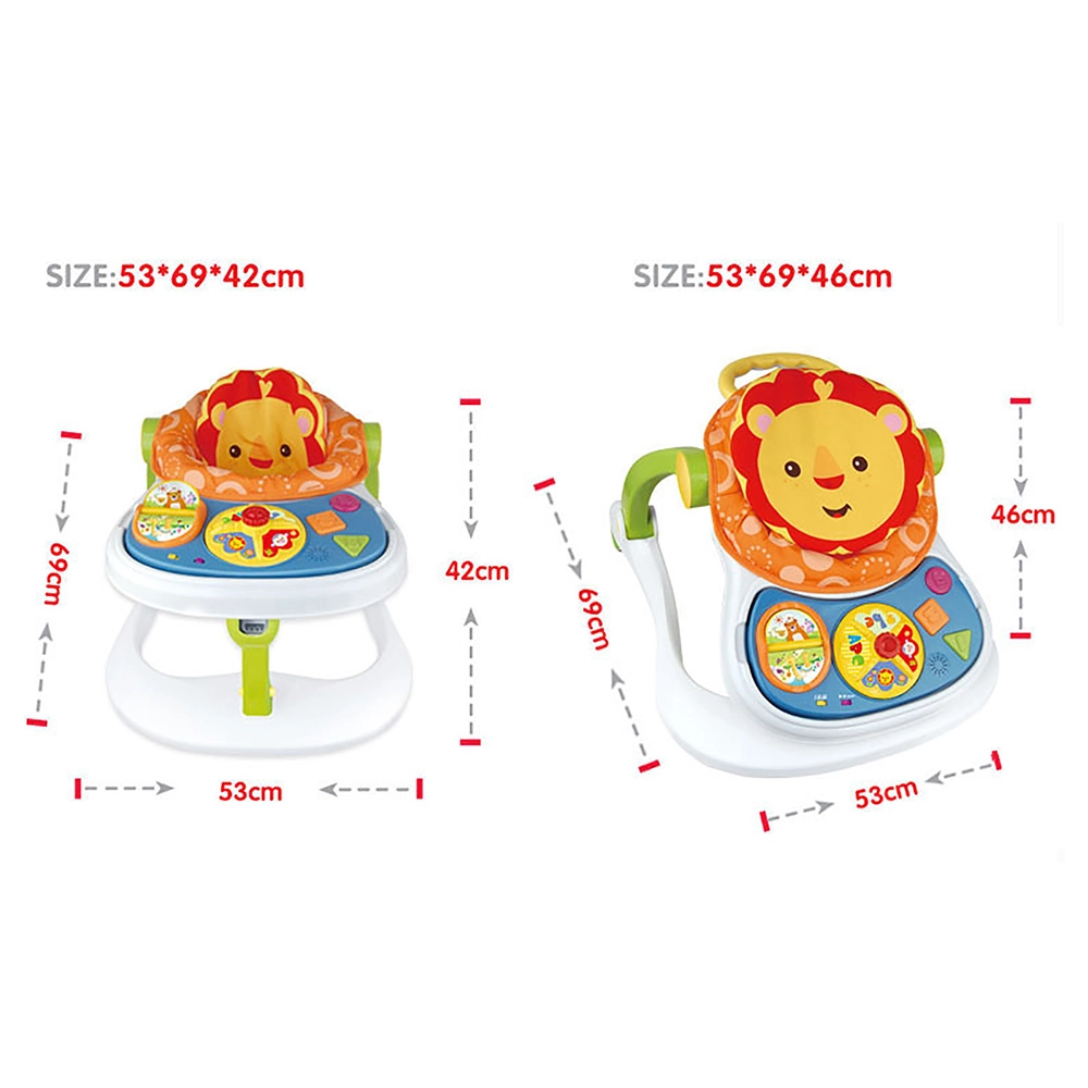 Baby Learning Walker - 3-In-1 Activity Toy Car Pink