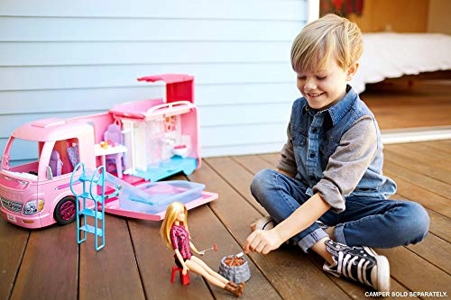 Barbie Doll with Campfire Playset - Lights and Sounds Ages 3+