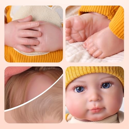 Reborn Baby Doll - 20 Inch Soft Vinyl and Cloth Body Boy Ages 3+