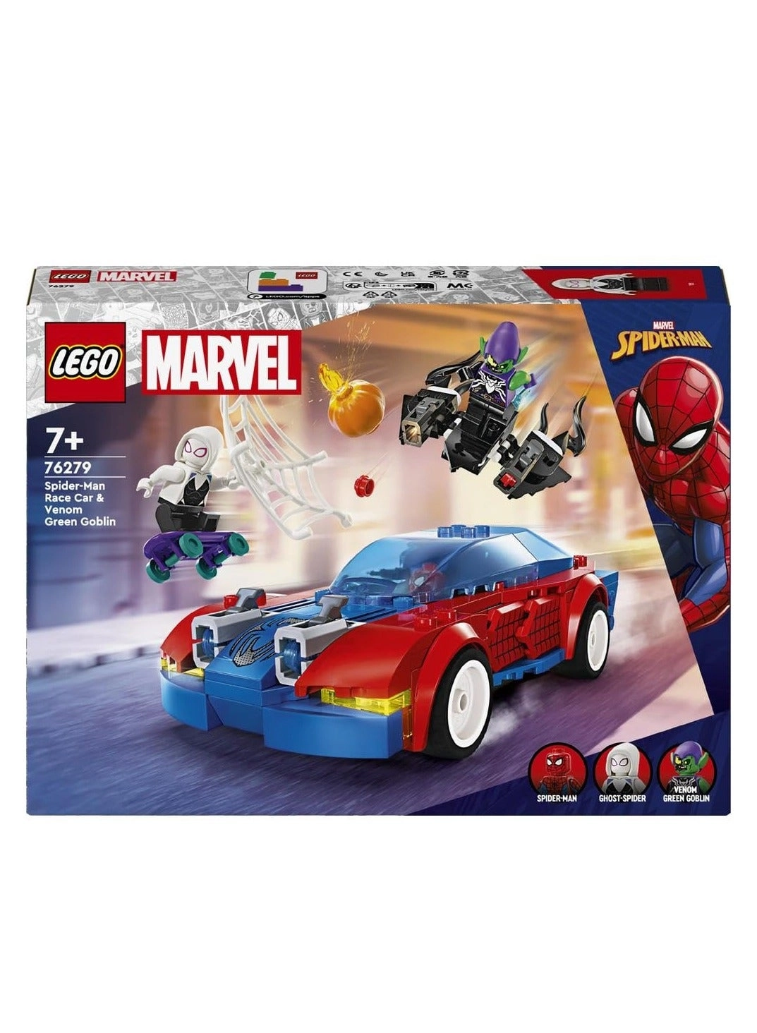 Marvel Spider-Man Race Car & Venom Green Goblin (76279) - Super Heroes