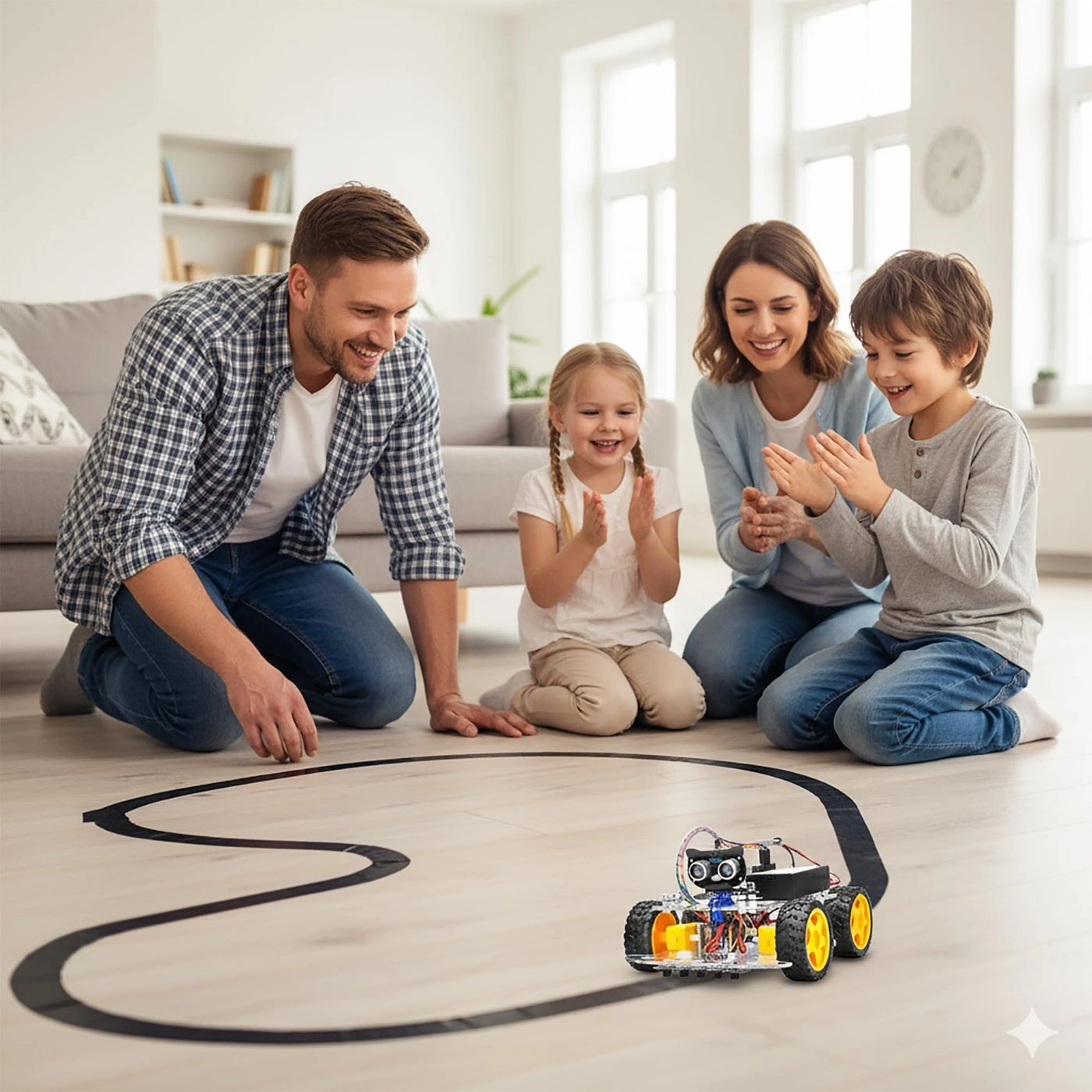 V2.1 Smart IOT Robot Car Kit for Arduino Circuit Sensor Programming Electronics Assembling Robotics