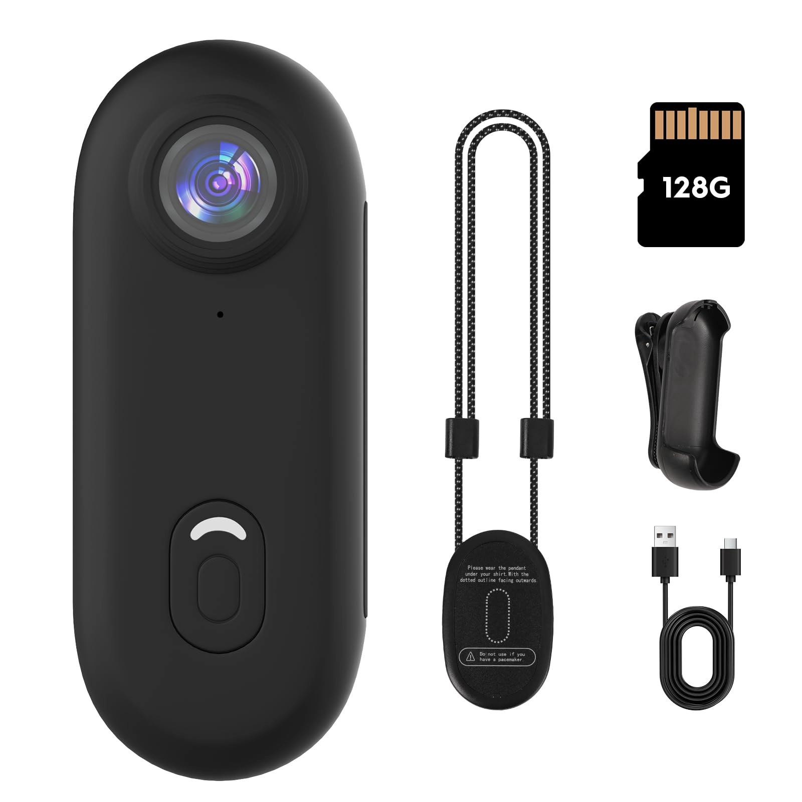JJPOBYL Mini Thumb Camera - 4k 64GB
