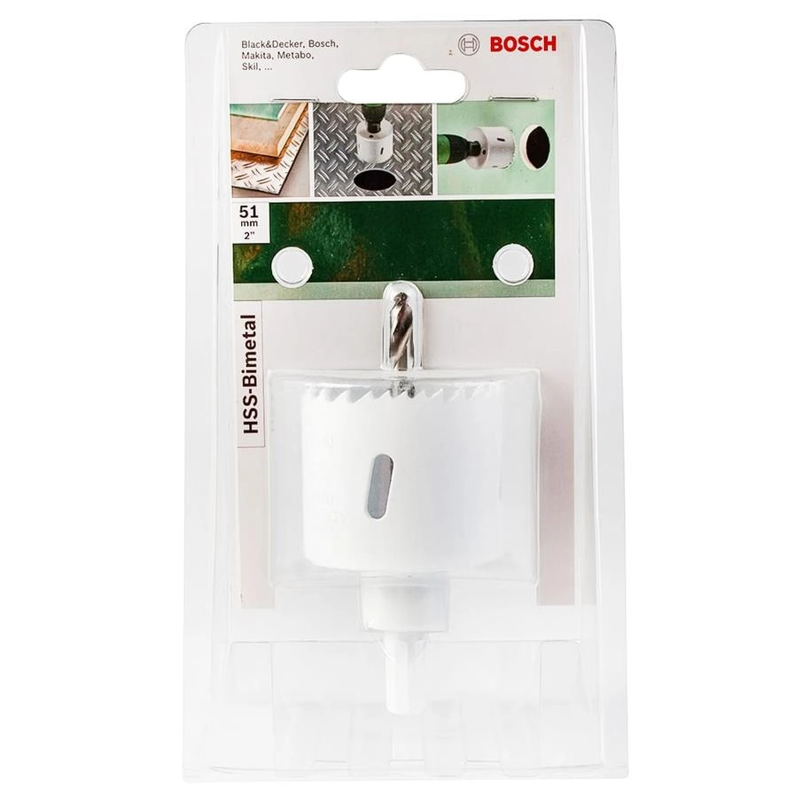 Bosch HSS Bi-Metal Hole Saw - 5.1 cm wood and metal
