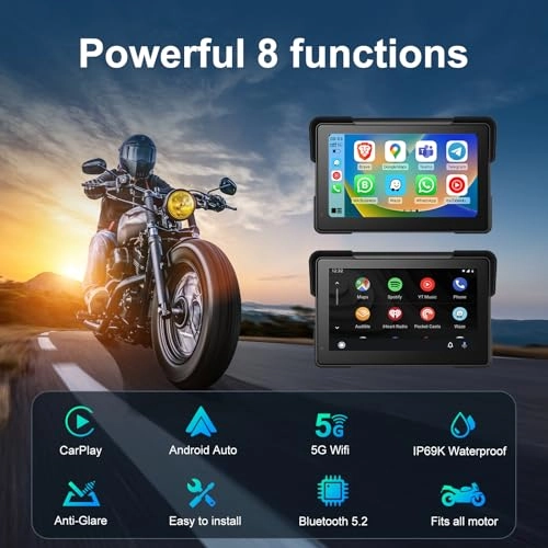 Motorcycle GPS Navigation - 7 inch