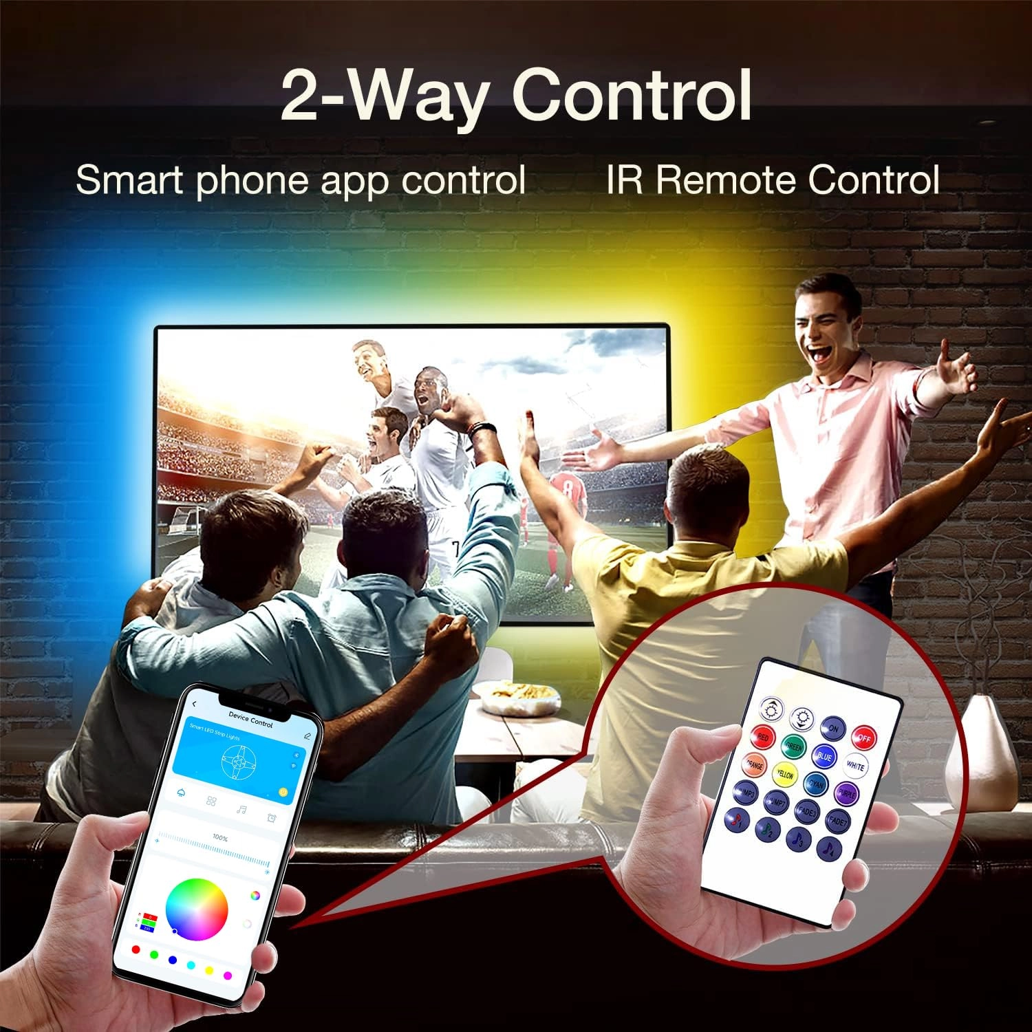 LED Lights for TV - 15ft