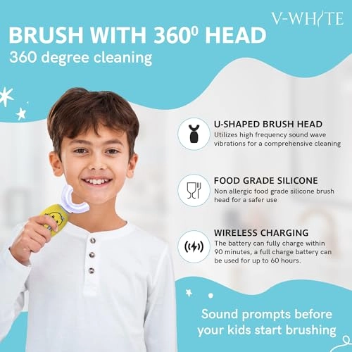 U-Shaped Electric Toothbrush - Kids Ultrasonic IPX7
