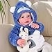 Carina Reborn Baby Doll - 20 Inch Soft Vinyl Boy