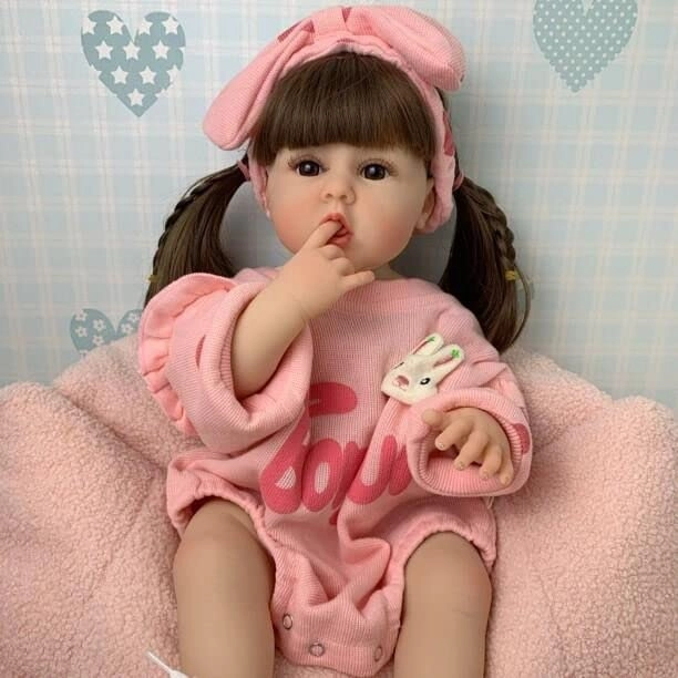 Enjoy with Love Erin Reborn Baby Doll - 55 cm Silicone Blue Eyes