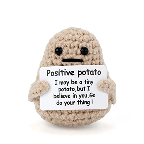 Mini Funny Knitted Potato - 7.5cm