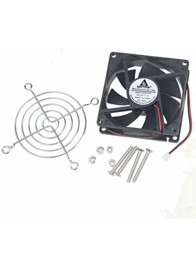 Brushless DC Cooling Fan - 1pcs 80x80x25mm