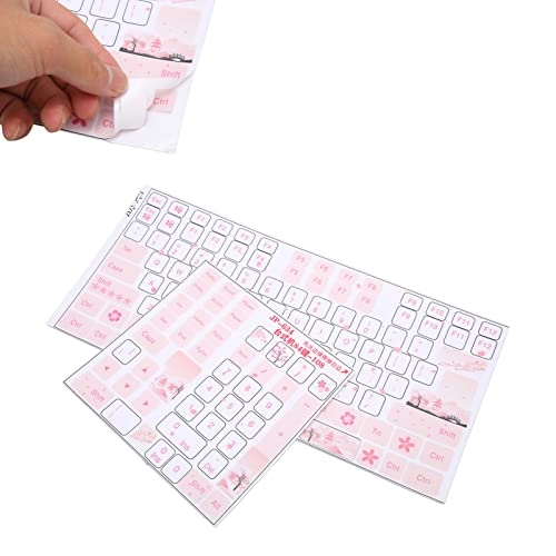 Keyboard Stickers - 2pcs English PVC