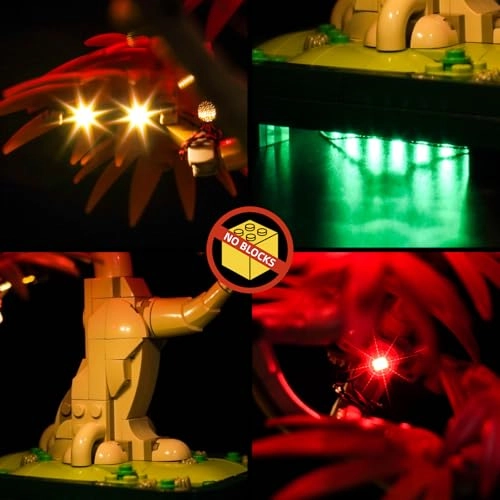 LED Light Set - Touch Dimmer Compatible with 10348