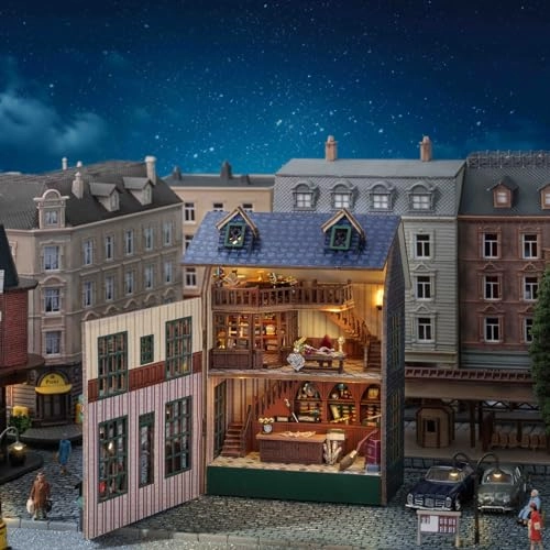 DIY Wooden Dollhouse Kit - Flower Pink World