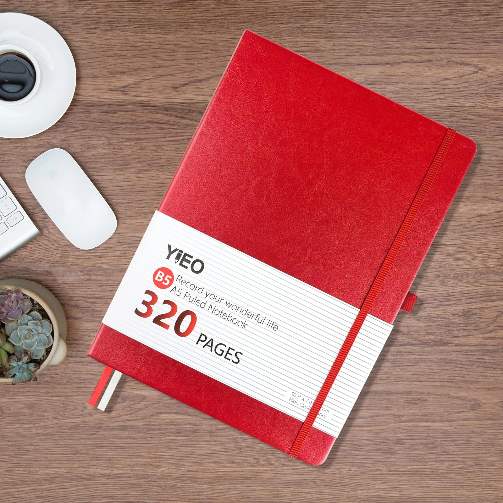 Notebook B5 Hardcover - Lined 320 Pages