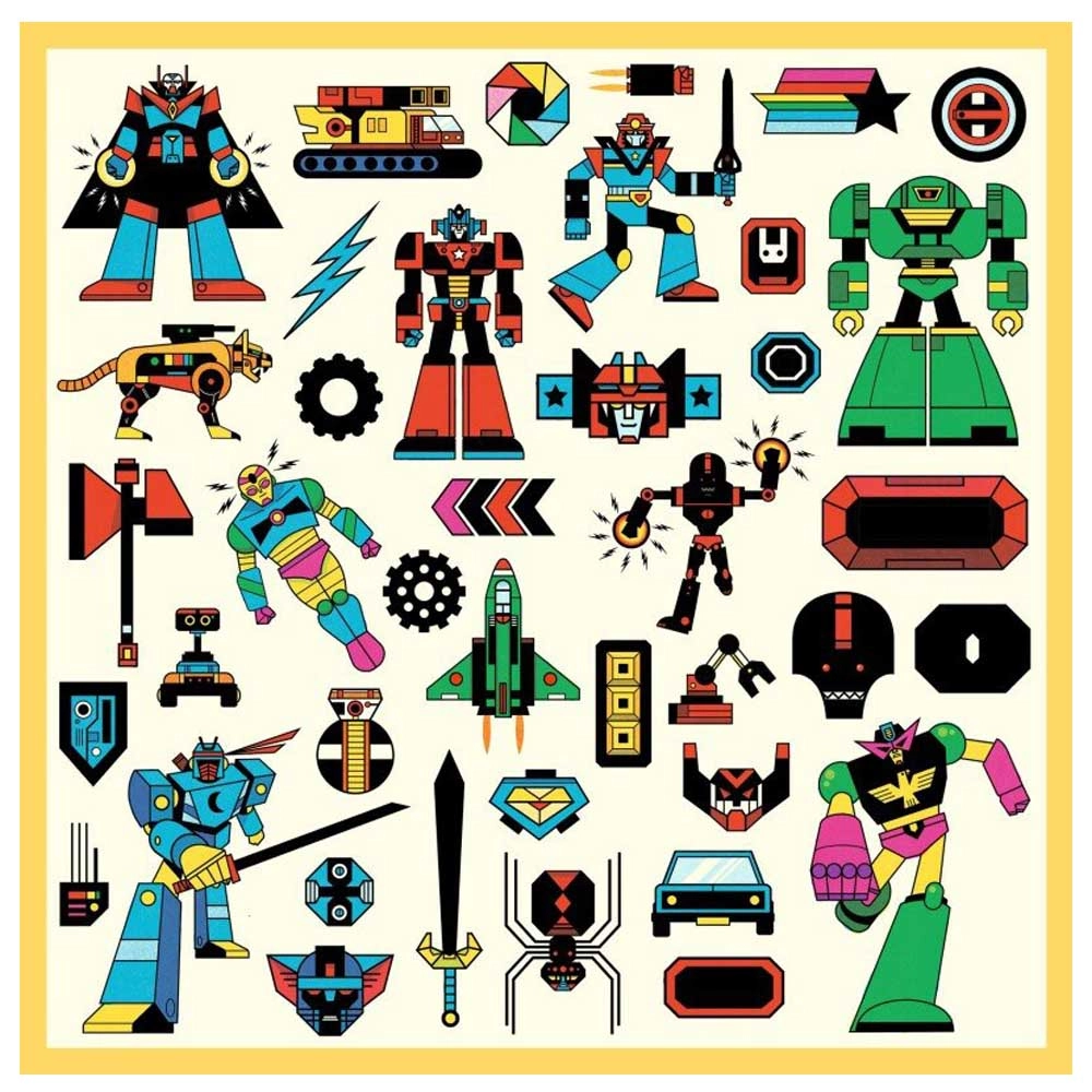 Robots Sticker Book 160 pcs