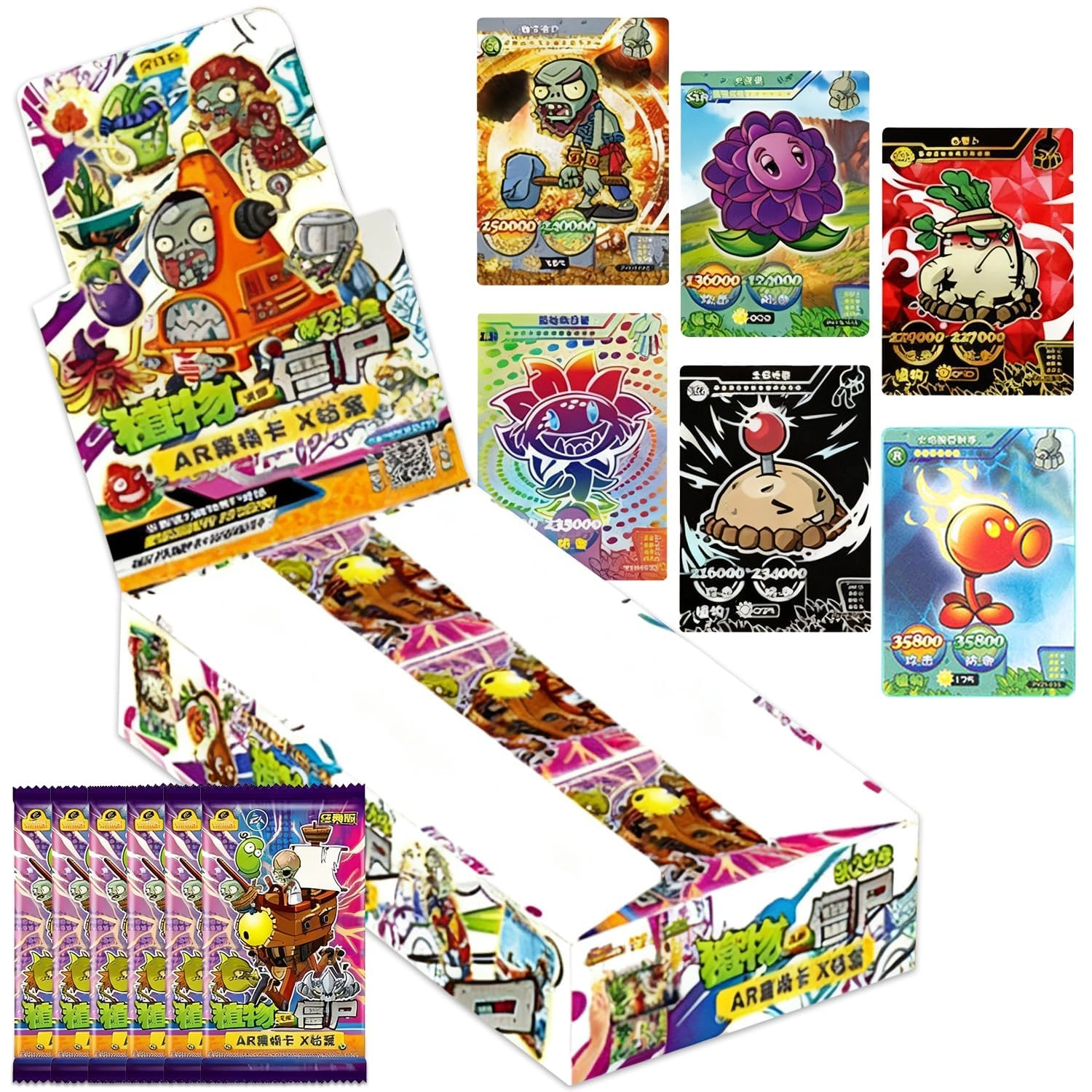 MIFKLMV Anime Games Trading Cards Booster Box - English 240pcs