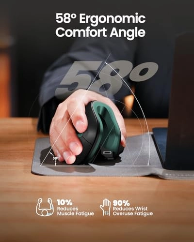 EM11 NL Ergonomic Vertical Mouse - Wireless