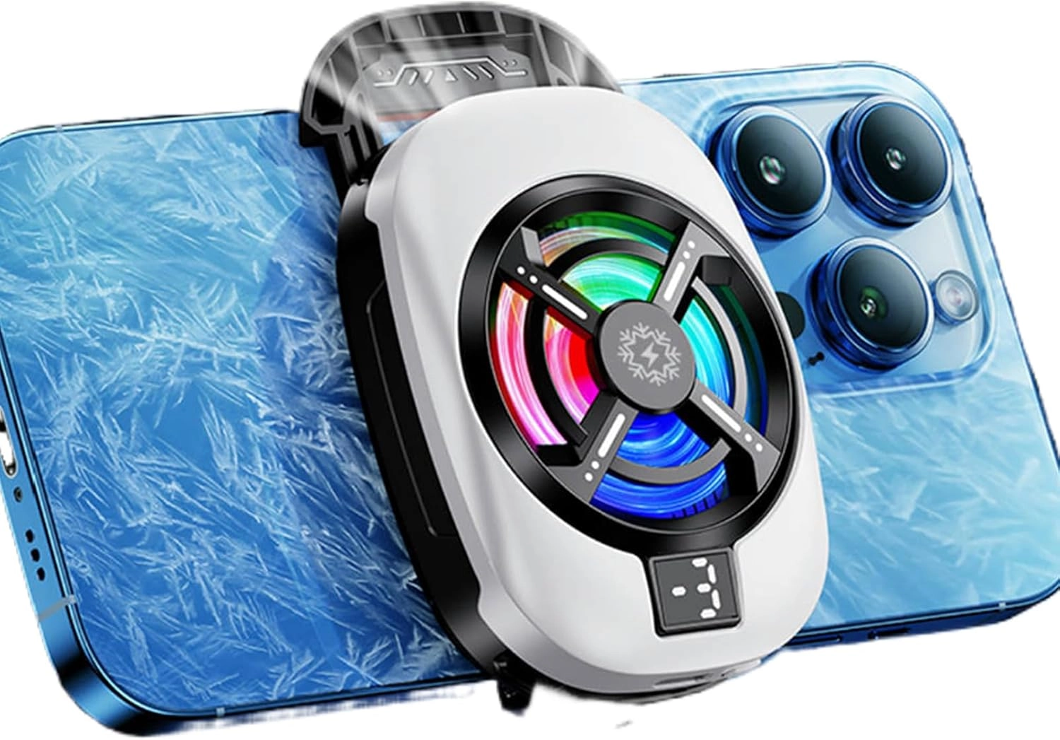 Silent Phone Cooler - Magnetic RGB Fan
