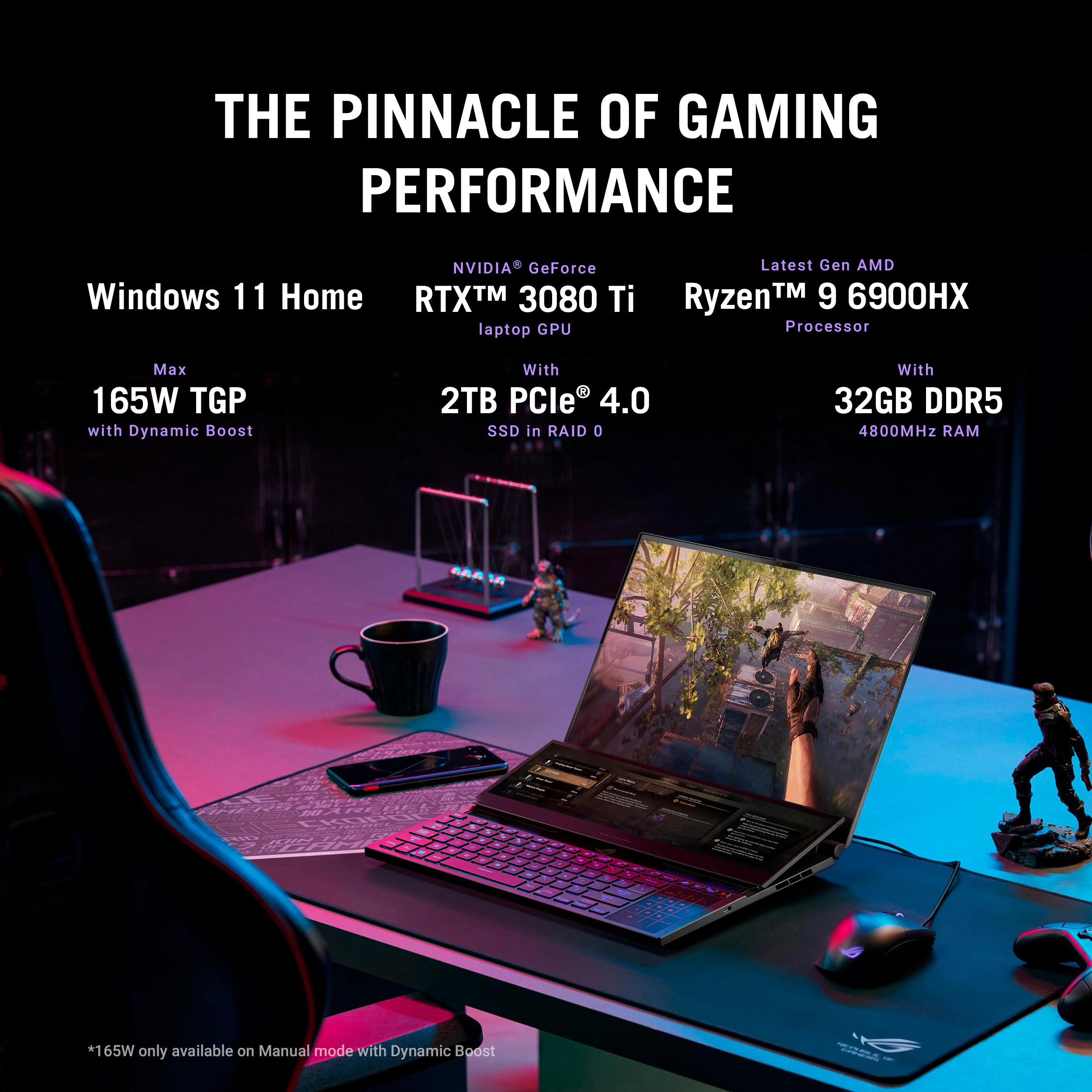 ROG Zephyrus Duo 16 GX650RX-LB212W - 16'' Ryzen 9-6900HX