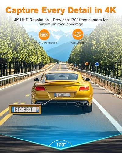 Dashcam Auto Vorne - 4K